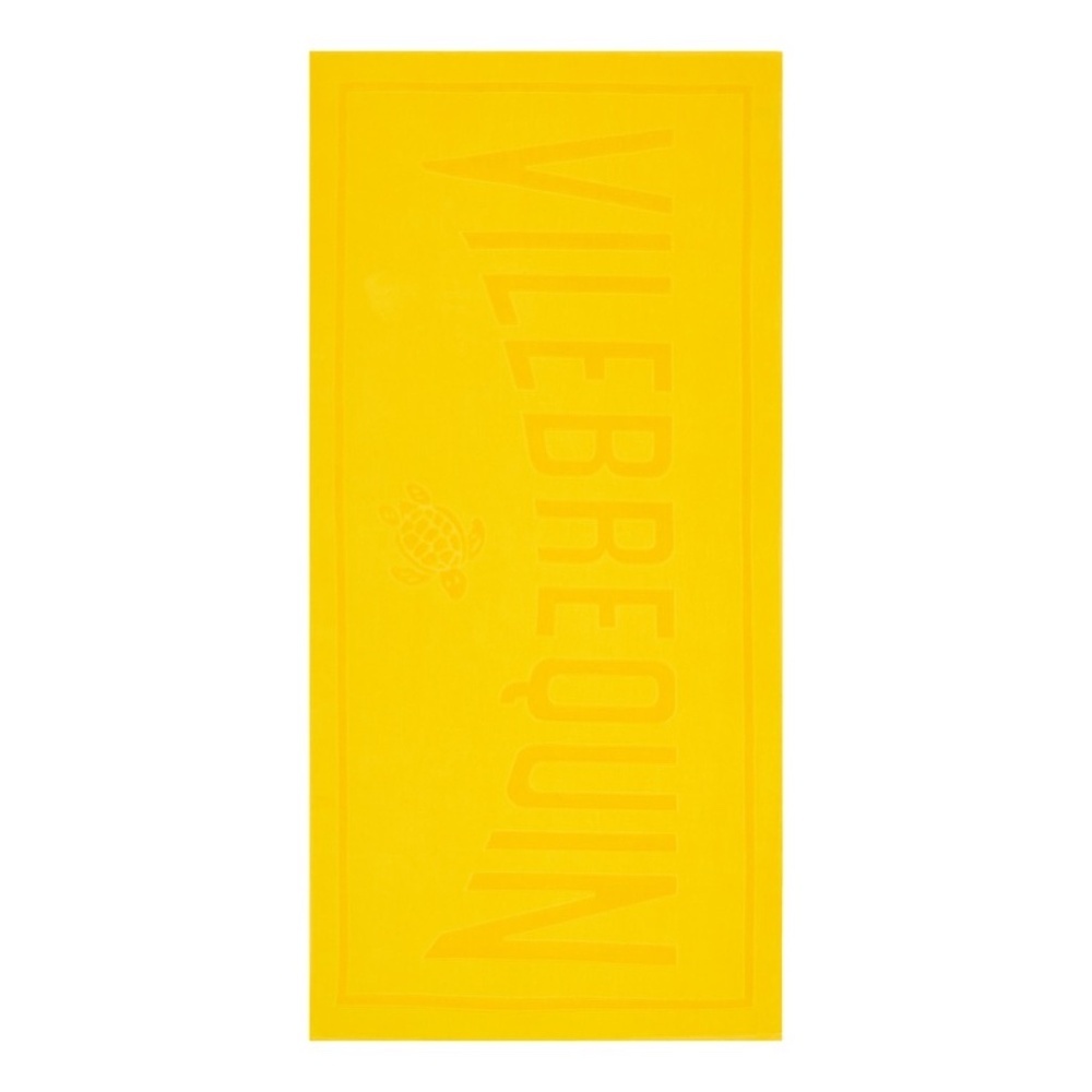VILEBREQUIN SOLID ORGANIC COTTON BEACH TOWEL